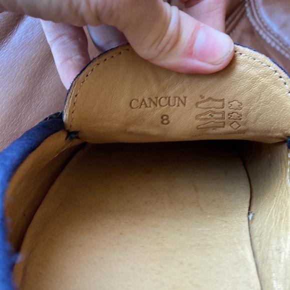 Cancun, Finsbury the smart shoes, blue suede, moccasins men’s size 8 slip ons - Picture 11 of 15